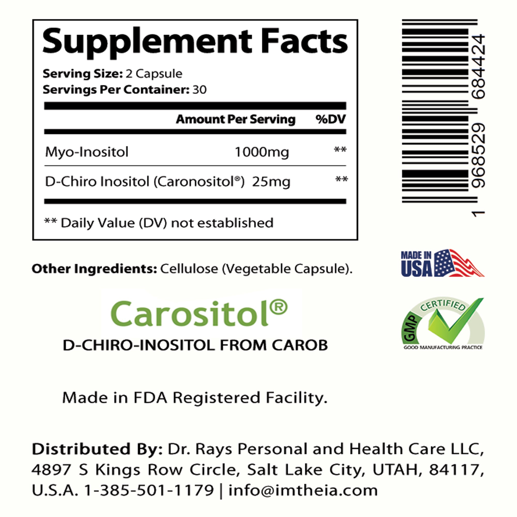 MYO & D-CHIRO INOSITOL Plus